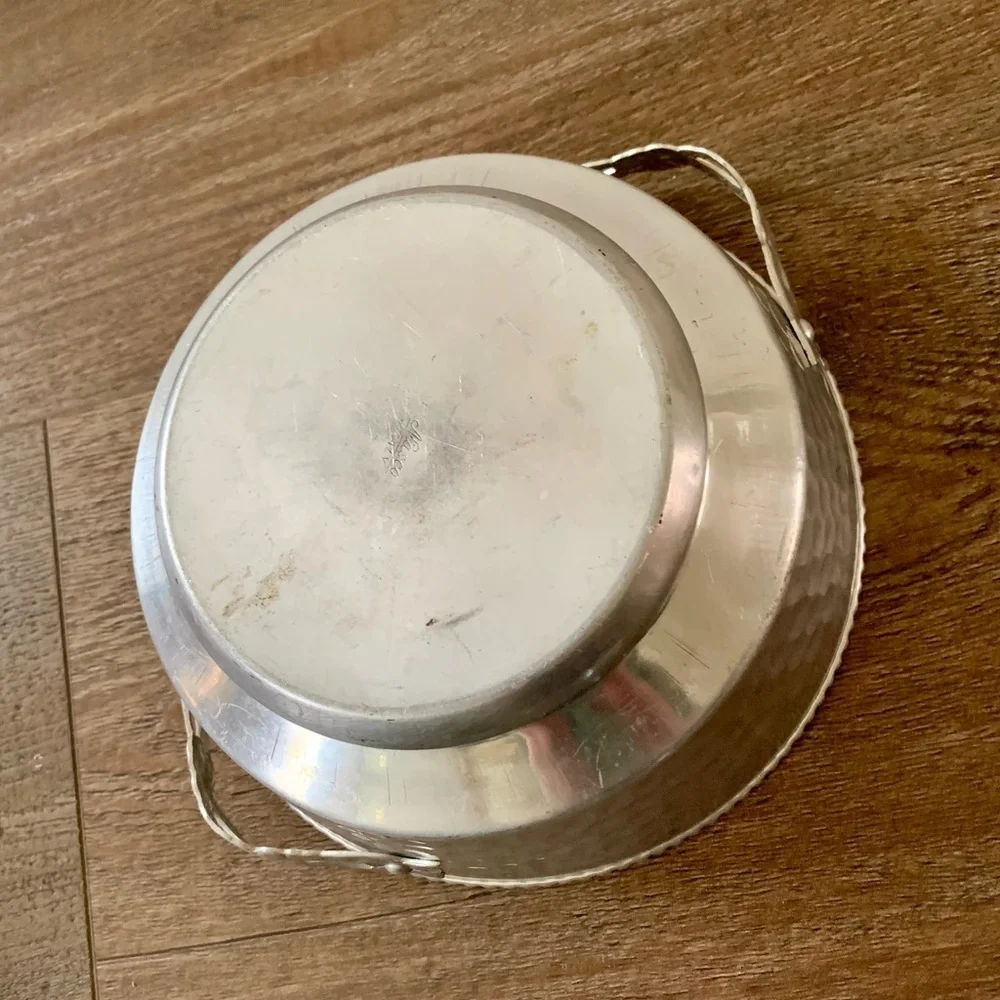 Vintage Aluminum Bowl Dish Nasco Italy